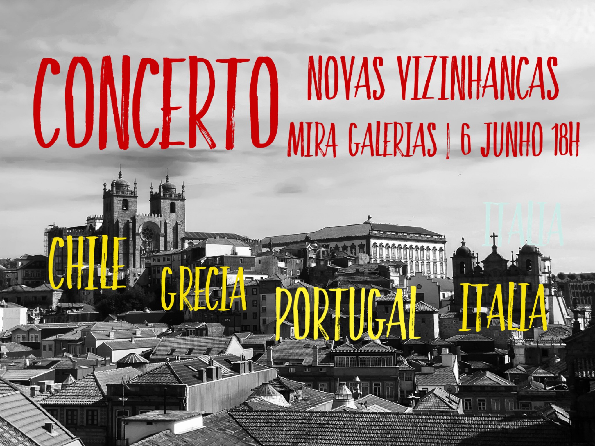 <p>CONCERTO "NOVAS VIZINHANÇAS" | 2ª EDIÇÃO&nbsp;</p>