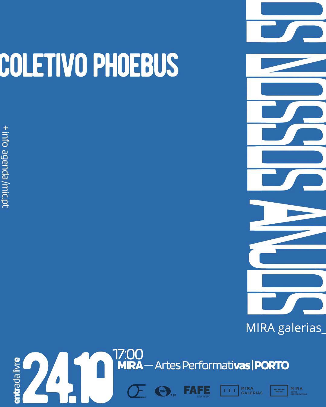 <p>CONCERTO "OS NOSSOS ANJOS" pelo Coletivo Phoebus</p>